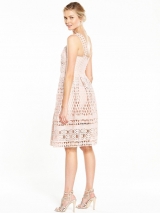 Lace Midi Prom Dress