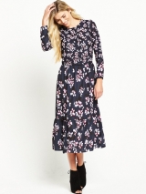 Midi Dress - Utility Blue Multi