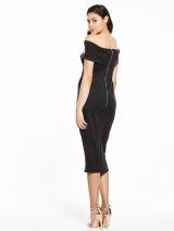 Embroidered Bodycon Dress